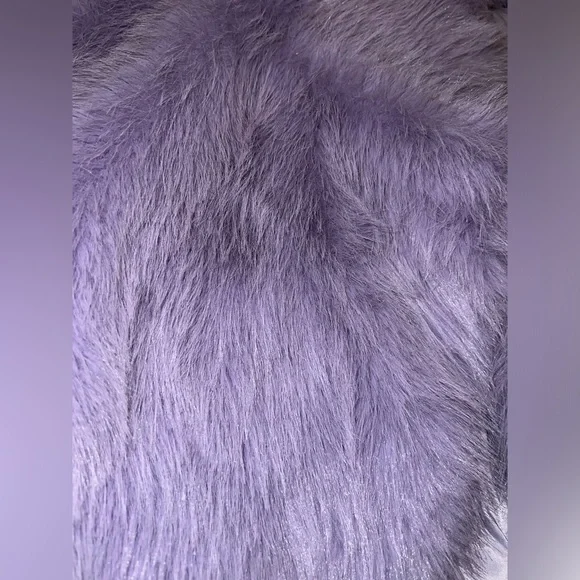 Purple faux coat - Picture 2 of 2